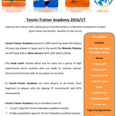 Tennis-Trainer Academy